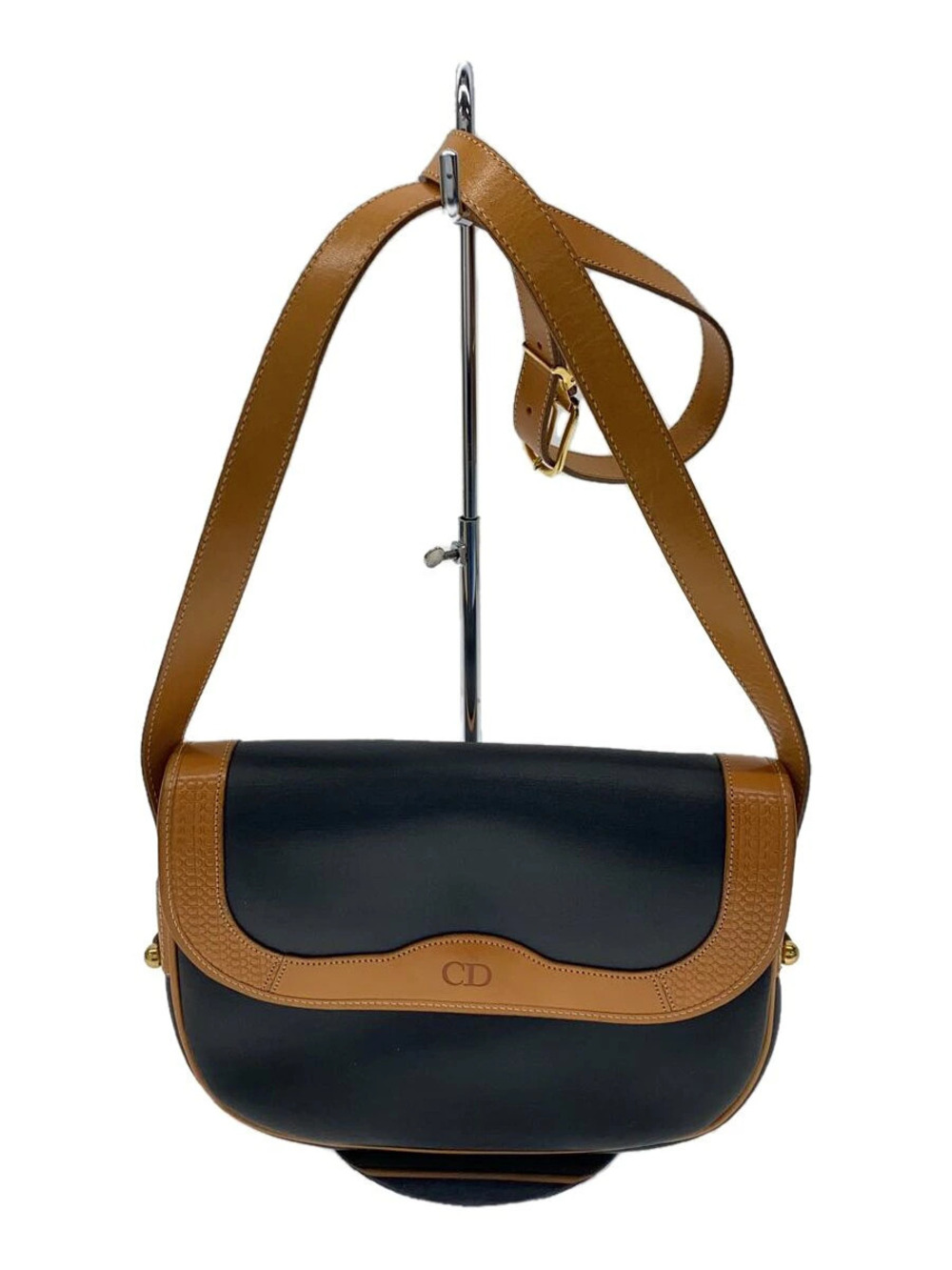 Christian Dior CD Chain Crossbody Bag Black